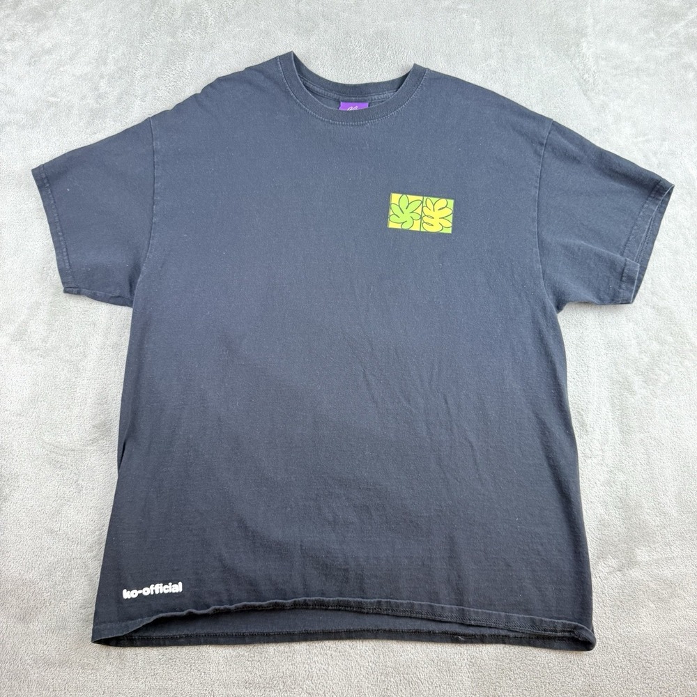 KO Kids Of Immigrant Shirt XL Black 90s Flower Graphic Tee Streetwear‎ Urban